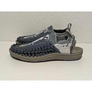 KEEN Womens Uneek Woven Slingback Sandals Sz 10 Blue Slip On Two Cord Water Shoe